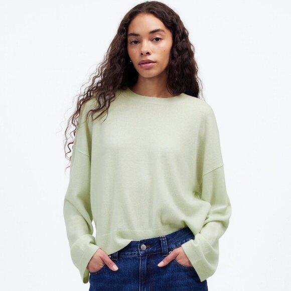 Madewell Cashmere Boxy Sweater - Picture 1 of 4